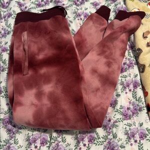 Pink Tie-Dye Jogger Pants